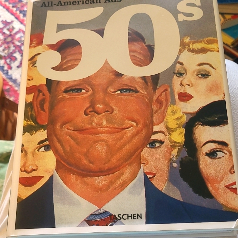 TASCHEN 50s All-American Ads Book with Vibrant Colors